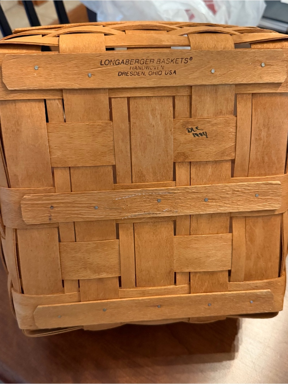 Longaberger Pie Basket Rose Trellis Liner & Protector - Picture 6 of 6